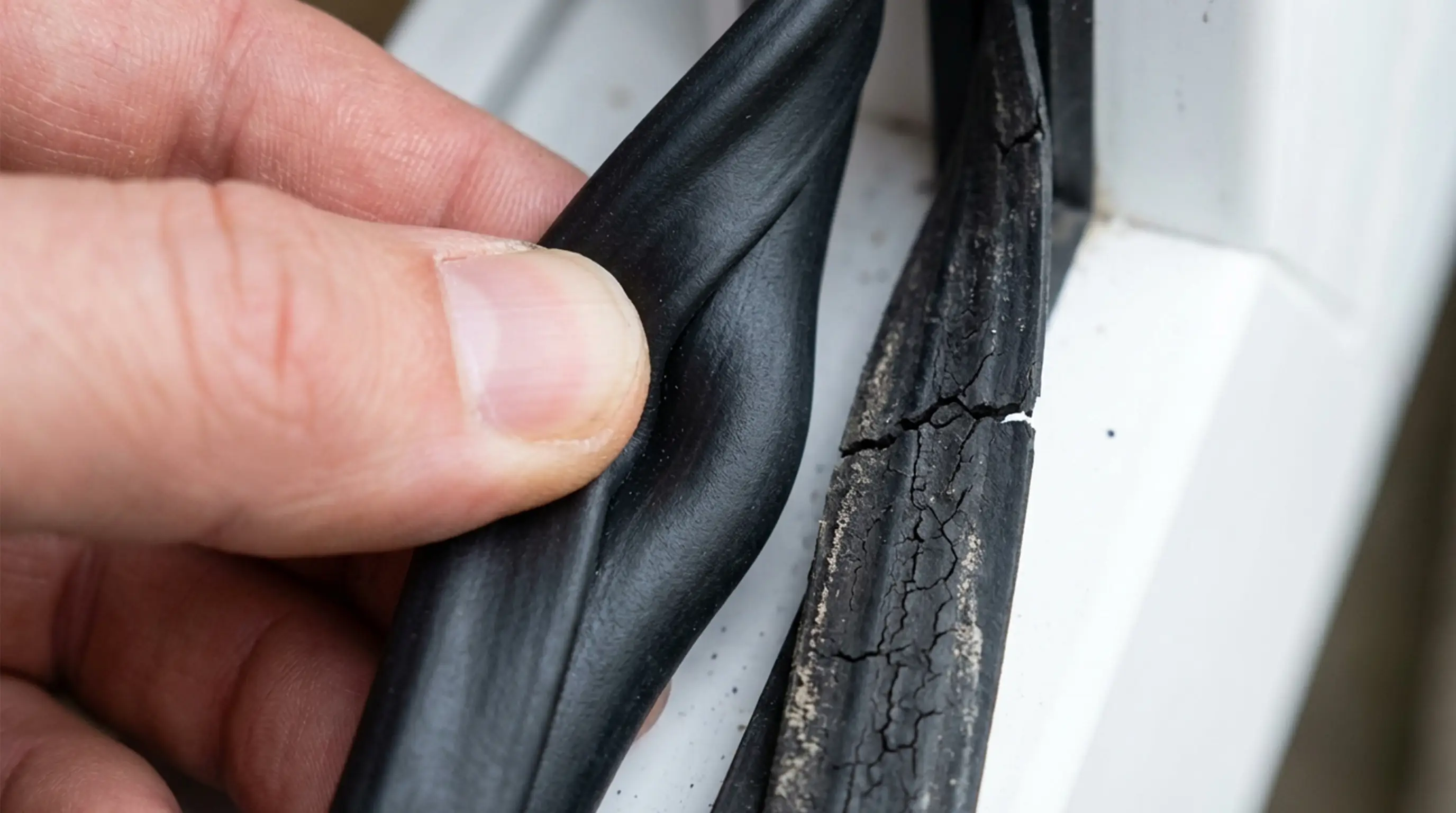 Test elastyczności uszczelki okiennej EPDM